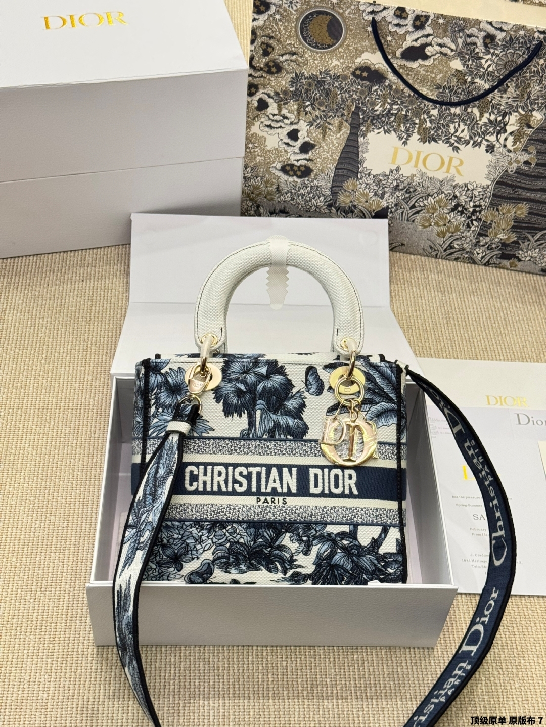 Dior Lady D-Lite Embroidered Bag Princess Diana Crossbody bag - cnluxepick