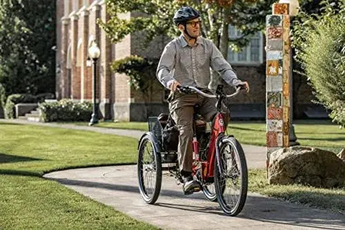 Schwinn Meridian Adult Tricycle – Three-Wheel Beach Cruiser Bike