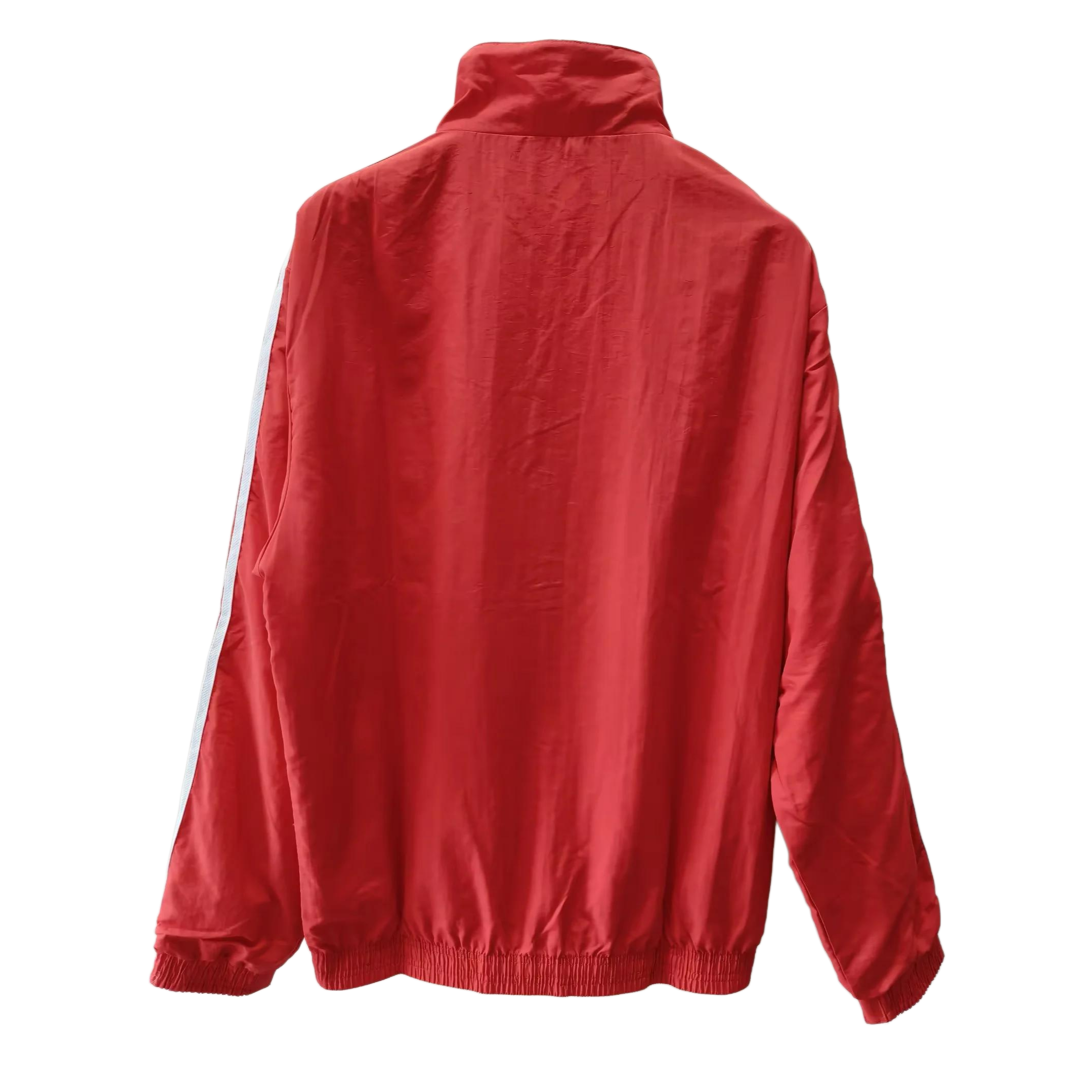 Spanish Red and White Double-Sided Silicone Windbreaker