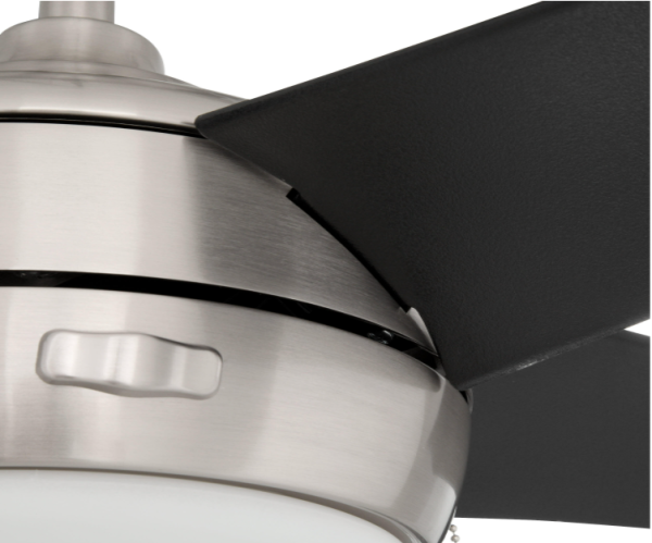 51565 Windward 44 in. LED Brushed Nickel Ceiling Fan with Light Kit