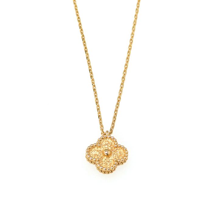 Van Cleef & Arpels Sweet Alhambra Necklace 18K Rose Gold