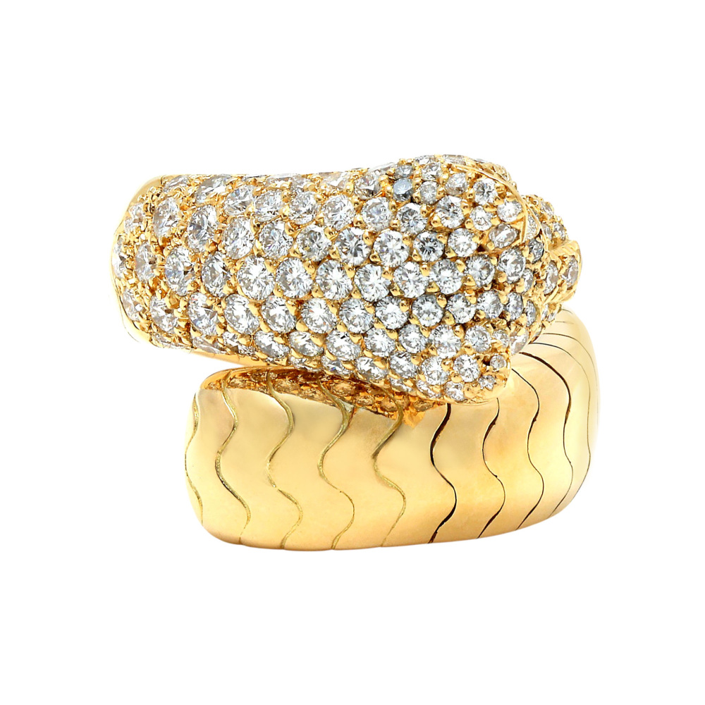 Cartier Panthère Lacalda Ring 18K Yellow Gold