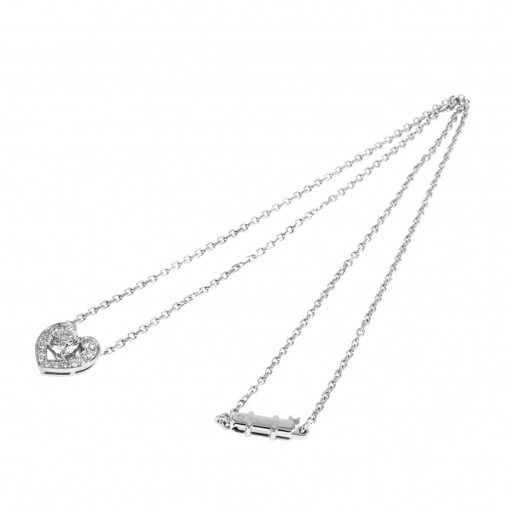Cartier Your Mine Necklace Platinum & 18K White Gold Diamond N3018100