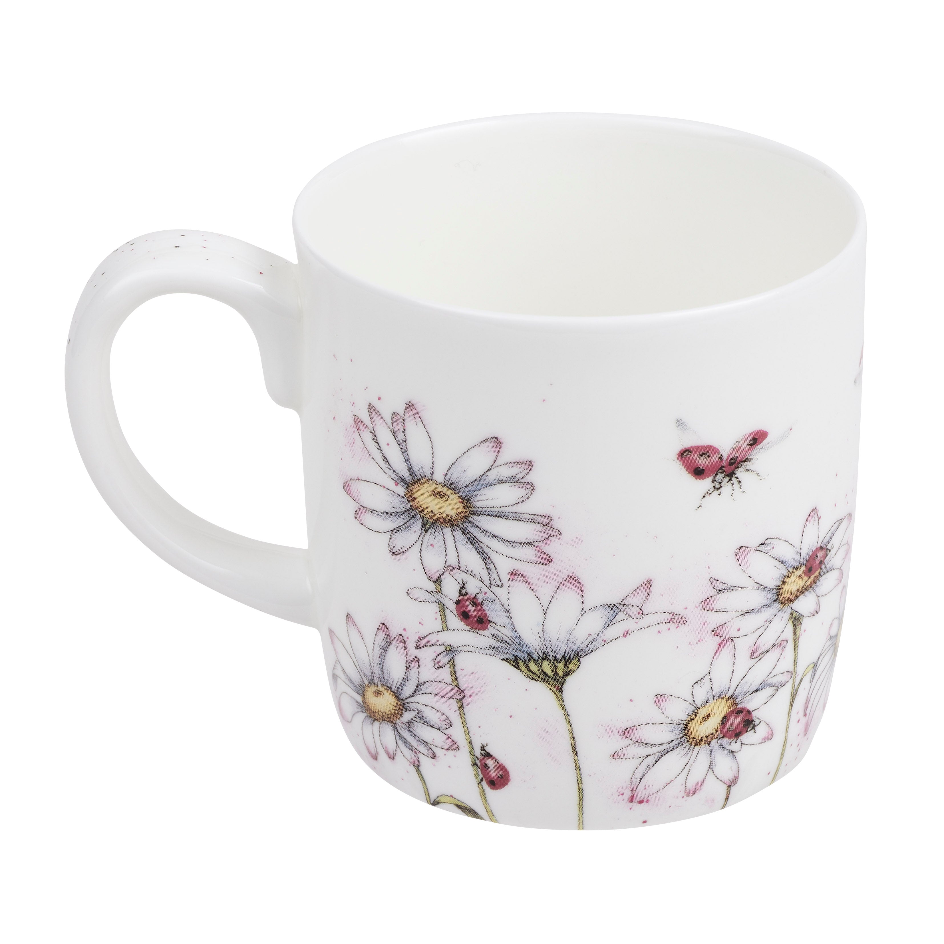 Royal Worcester Wrendale Designs Oops A Daisy 14 Ounce Mug (Mouse)