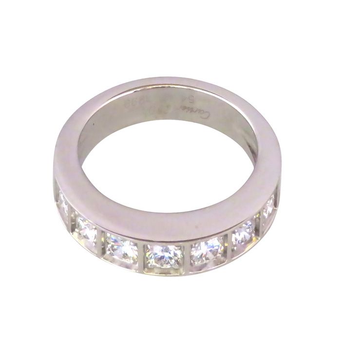 Cartier Diamond Ring 18k White Gold AD1368