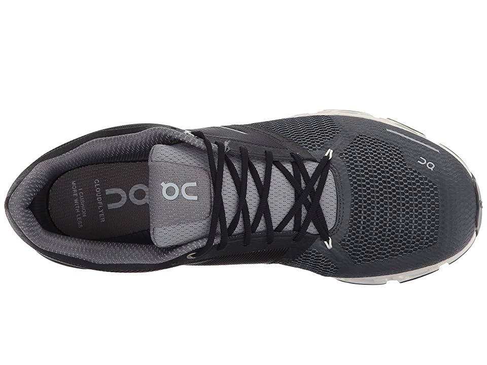 Men&s on Cloudflyer - Black/White, 7.5