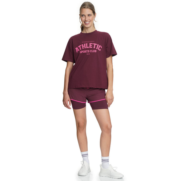 Gina Sports Damen Sport T-Shirt mit Print