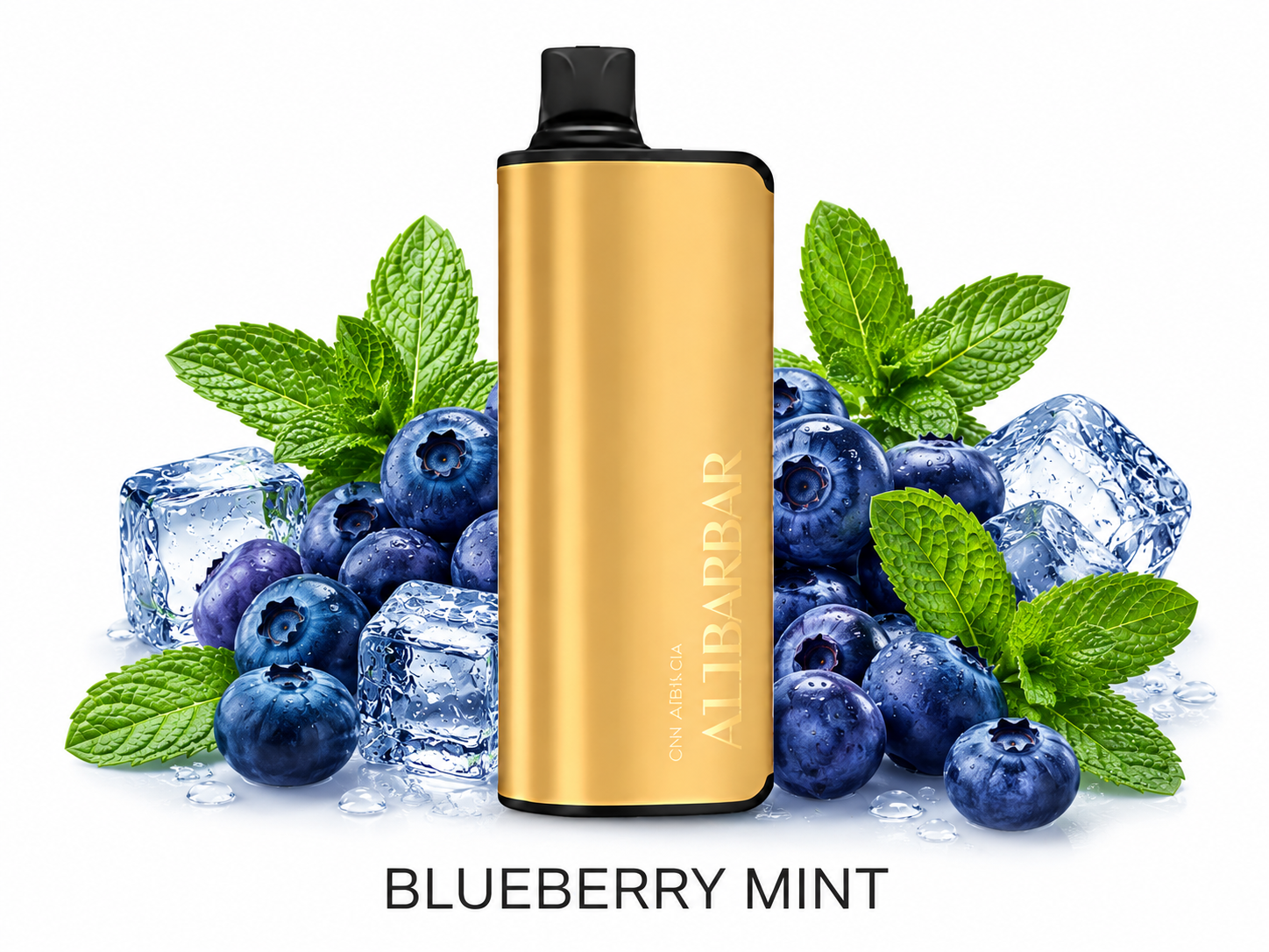 Blueberry Mint – Alibarbar 9000 Puffs Disposable Vape 🧊Sweet Nostalgic Flavor