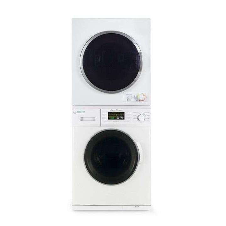 equator-Space-saving Stackable Washer and Dryer set with Quiet, Winterize, Auto-Dry Features