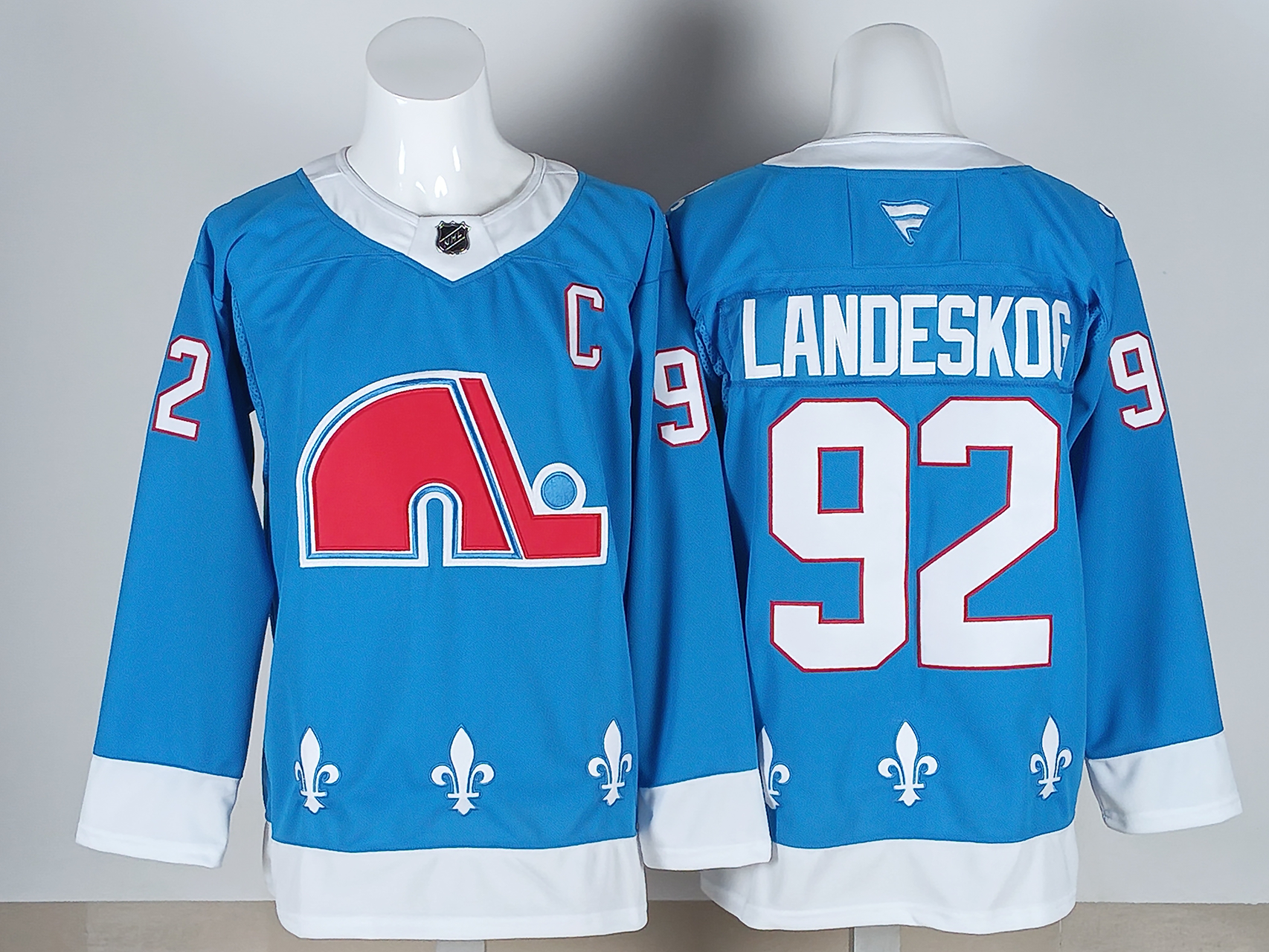 Men's Colorado Avalanche Gabriel Landeskog #92 Fanatics Blue Player Jersey