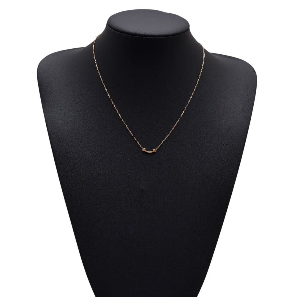 Tiffany & Co. Tiffany T Smile Necklace 18K Rose Gold 62617721