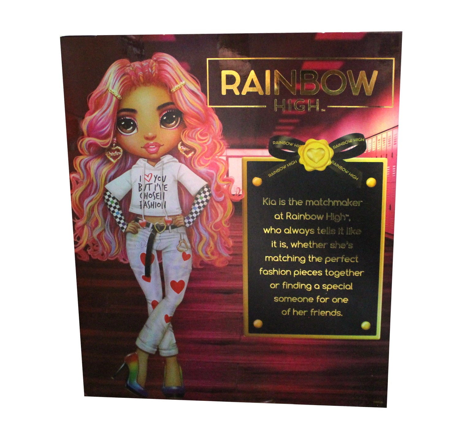 Exclusive Special Valentine��s Edition Rainbow High Kia Hart Fashion Doll
