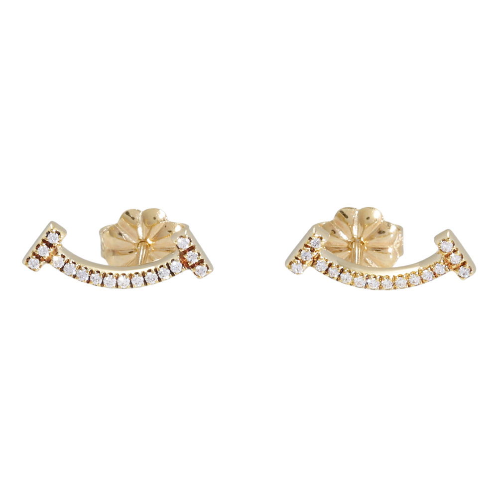 Tiffany & Co. Tiffany T Smile Earrings 18K Yellow Gold 60150725
