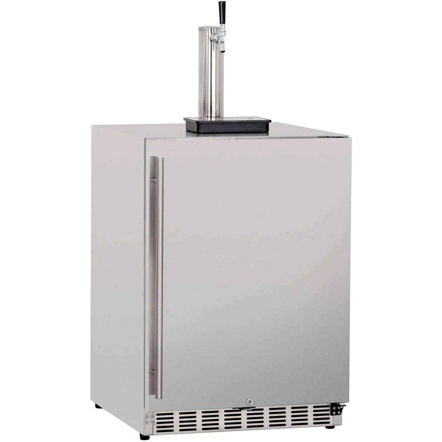 Summerset 25-Inch 6.6 Cu. Ft. Outdoor Rated Single Tap Beer Dispenser/Kegerator - SSRFR-24DK1