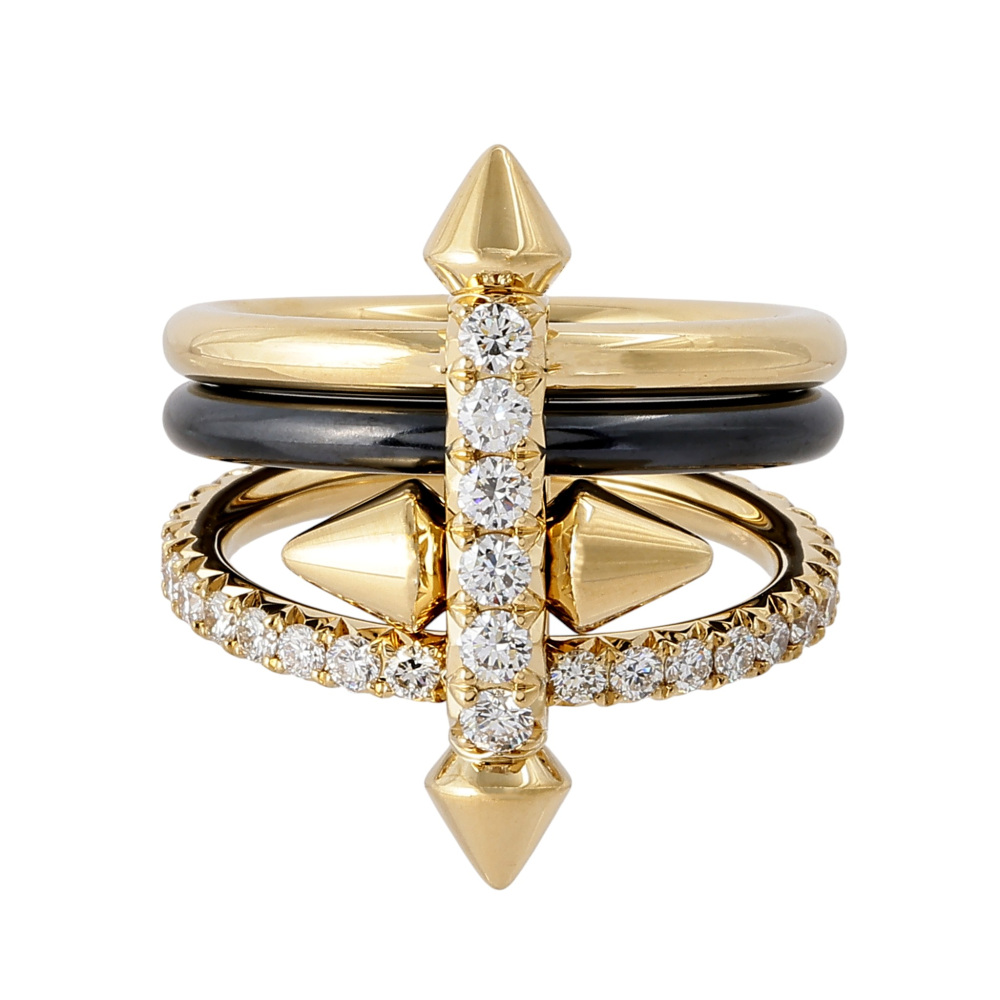 Tiffany & Co. Titan Pharrell Williams Ring 18K Yellow Gold Diamond 73468485