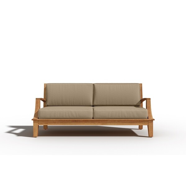 Eliane Teak Sofa with Sunbrella Cushion