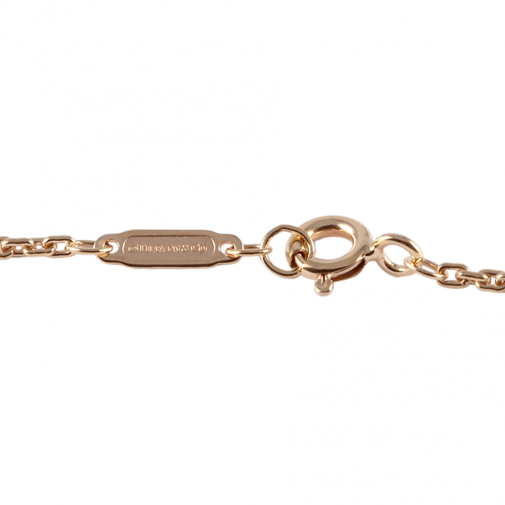 Tiffany & Co. Hardware Link Necklace 18K Rose Gold 63982253