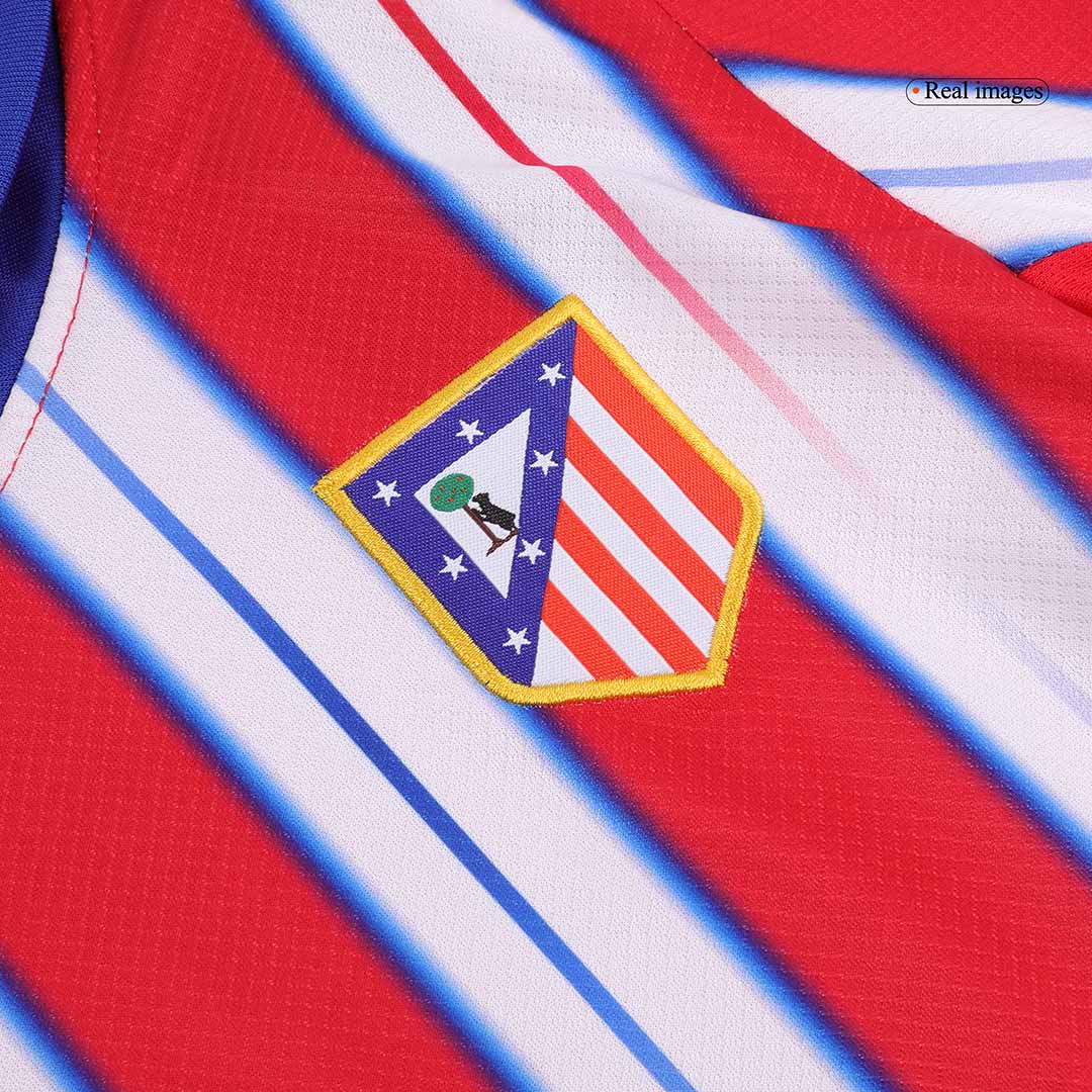 Atletico Madrid Home Kids Soccer Jerseys Kit