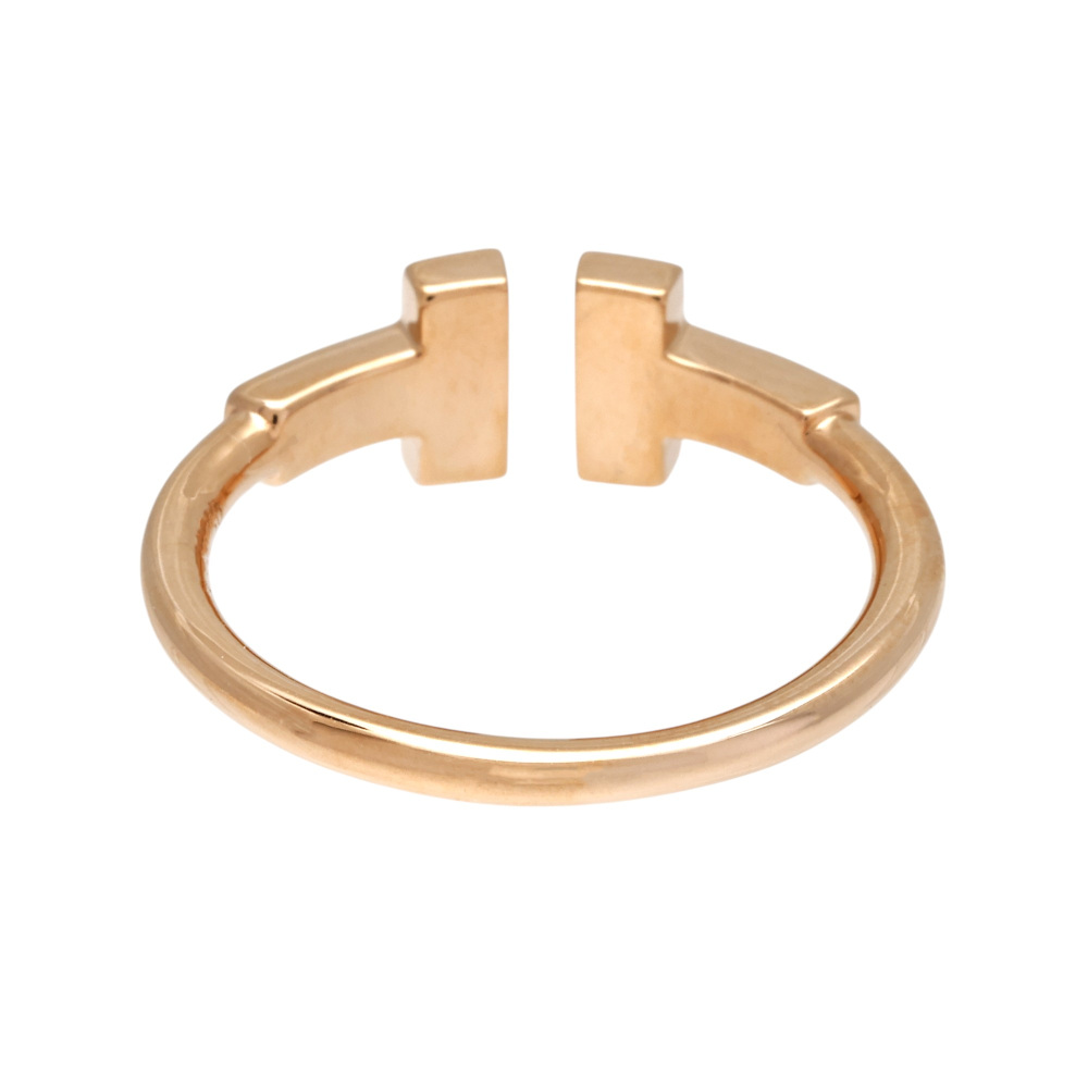Tiffany & Co. Tiffany T Wire Ring 18K Rose Gold Diamond 60147324