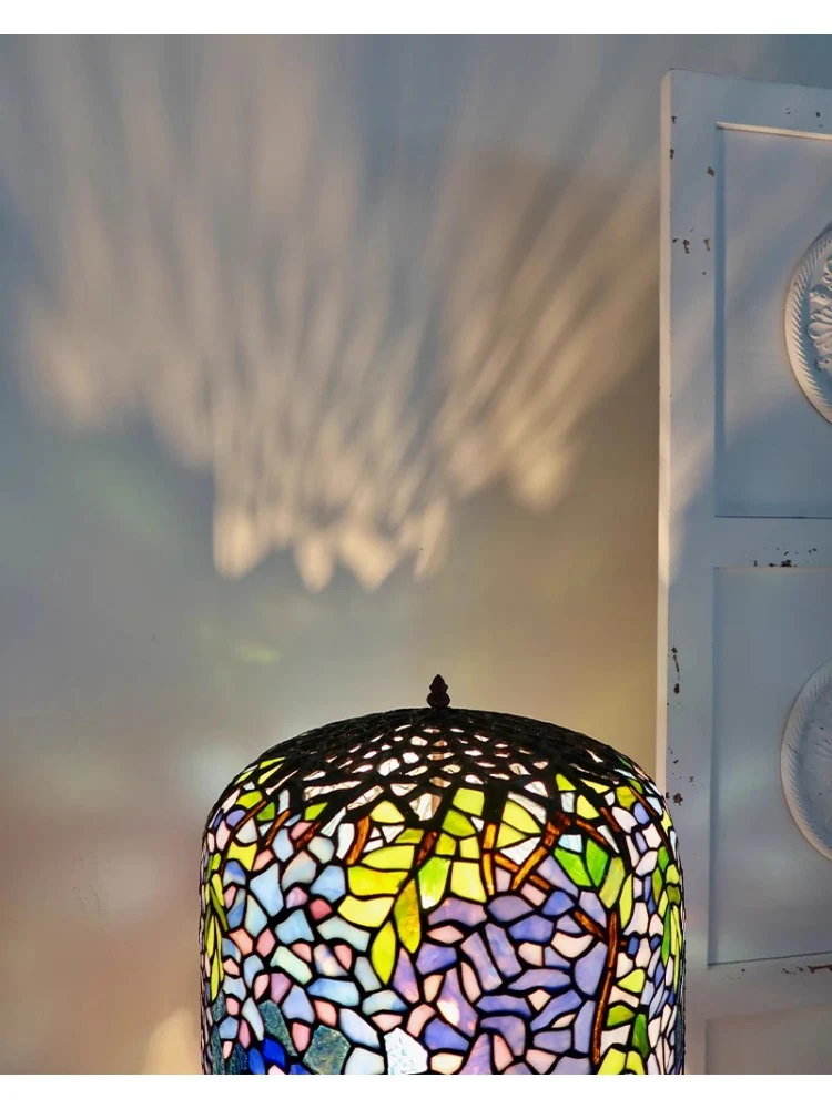LA001 (Table) - Collection! Vintage Tiffany Full Replica Handmade Glass Art Table Lamp Tiffa*y&Co.1919 Bedside Lamp