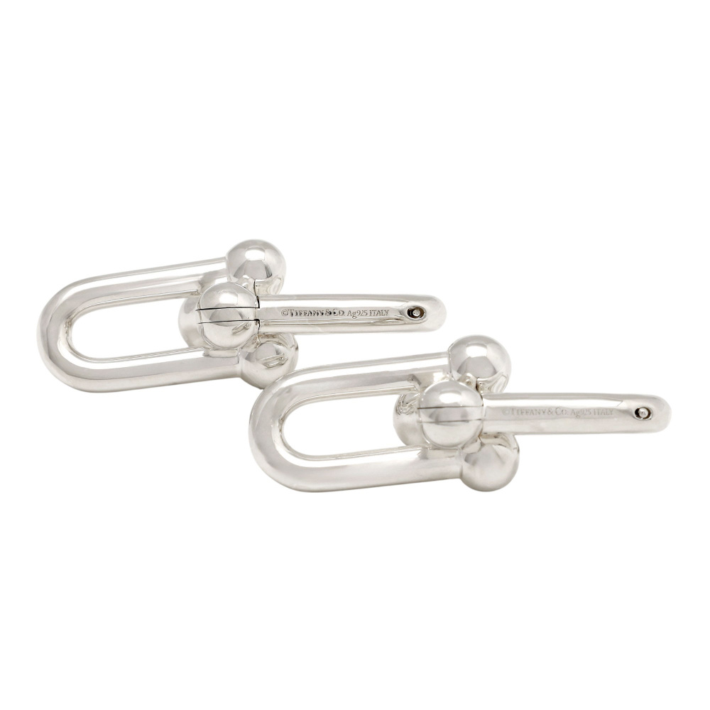 Tiffany & Co. Hardware Link Earrings Sterling Silver 68533694