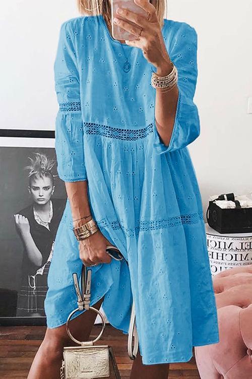 Eyelet Babydoll Dress | ClistosClistos