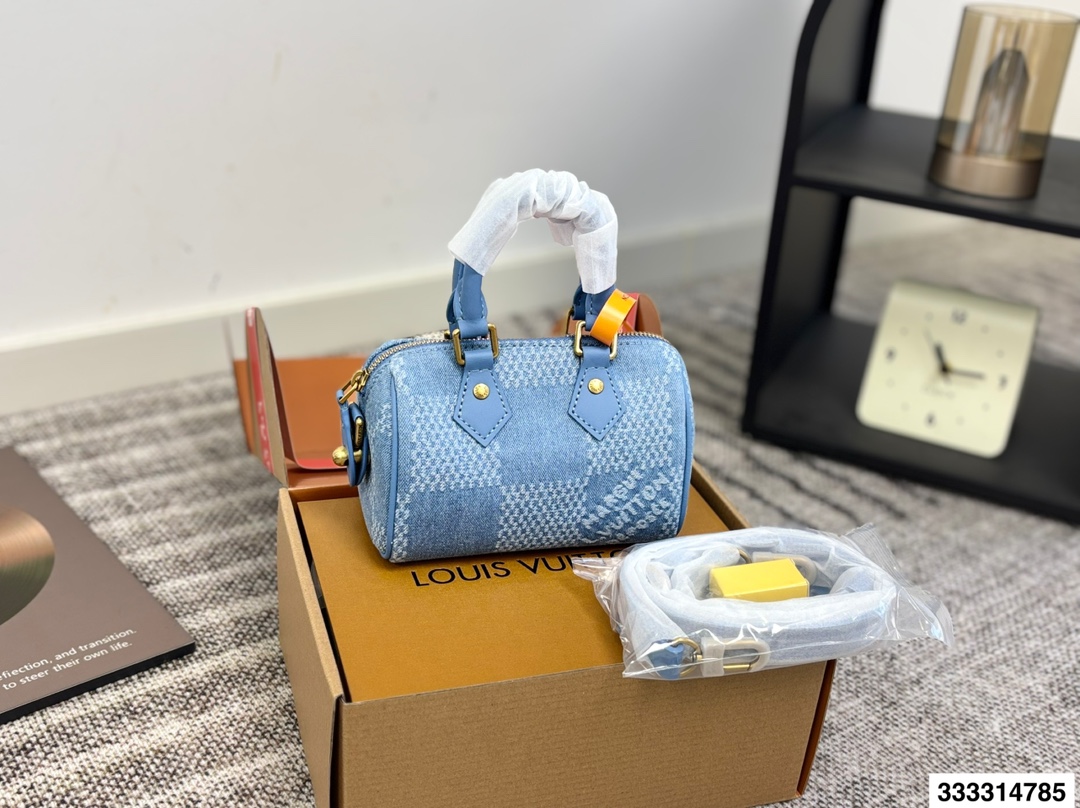LV Denim Pillow Bag - cnluxepick