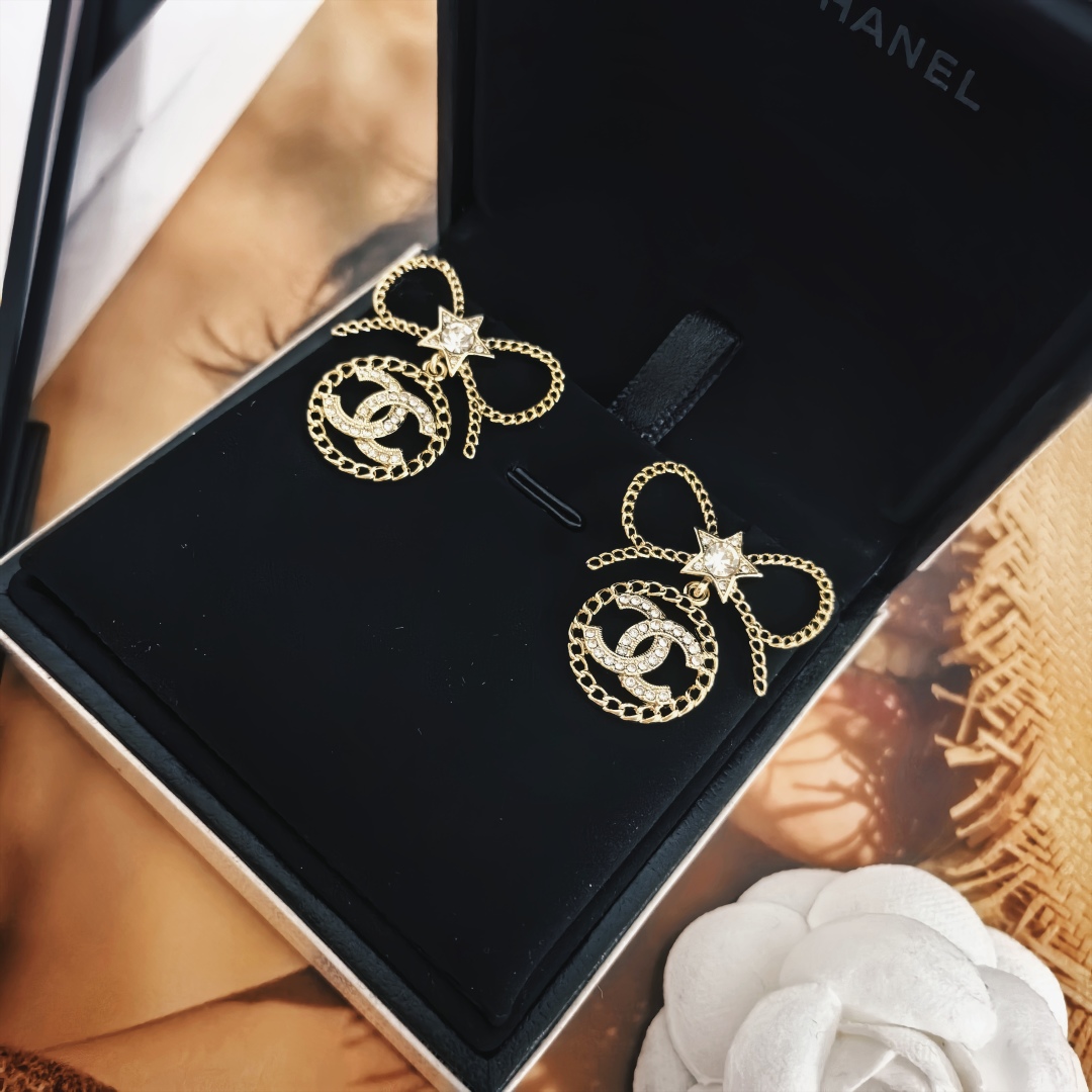 Chanel Bow Earrings - cnluxepick