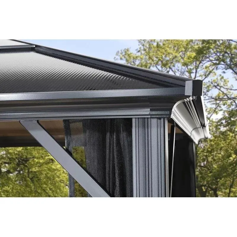 Wilmslow Aluminum Patio Gazebo – Rust-Resistant Frame, UV-Protected Canopy, Easy Assembly Outdoor Shelter