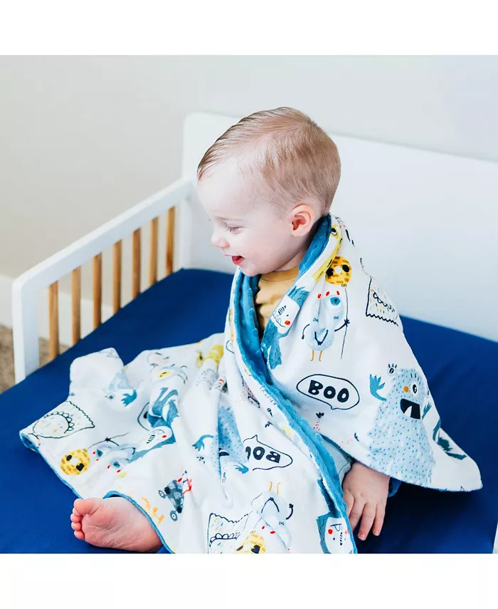Honey Lemonade Premium Baby and Toddler Minky Blanket - Monster Friends