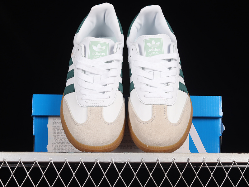 Adidas Samba Og Shoes Cloud White/Collegiate Green/Vapour Green EE5451