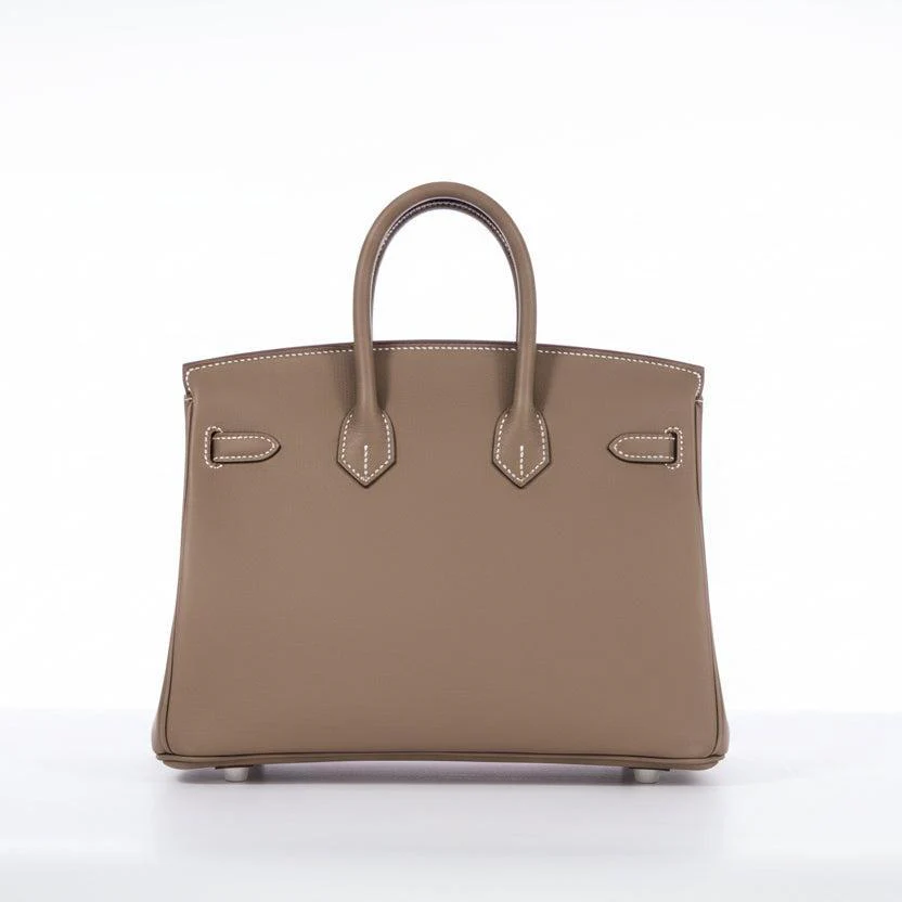Hermès Birkin 25 Etoupe Swift Palladium Hardware