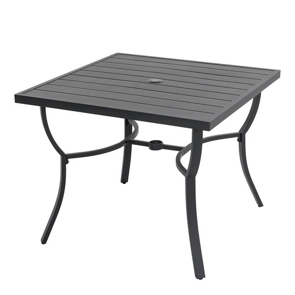 Nuu Garden Patio 36 in. Aluminum Dining Table