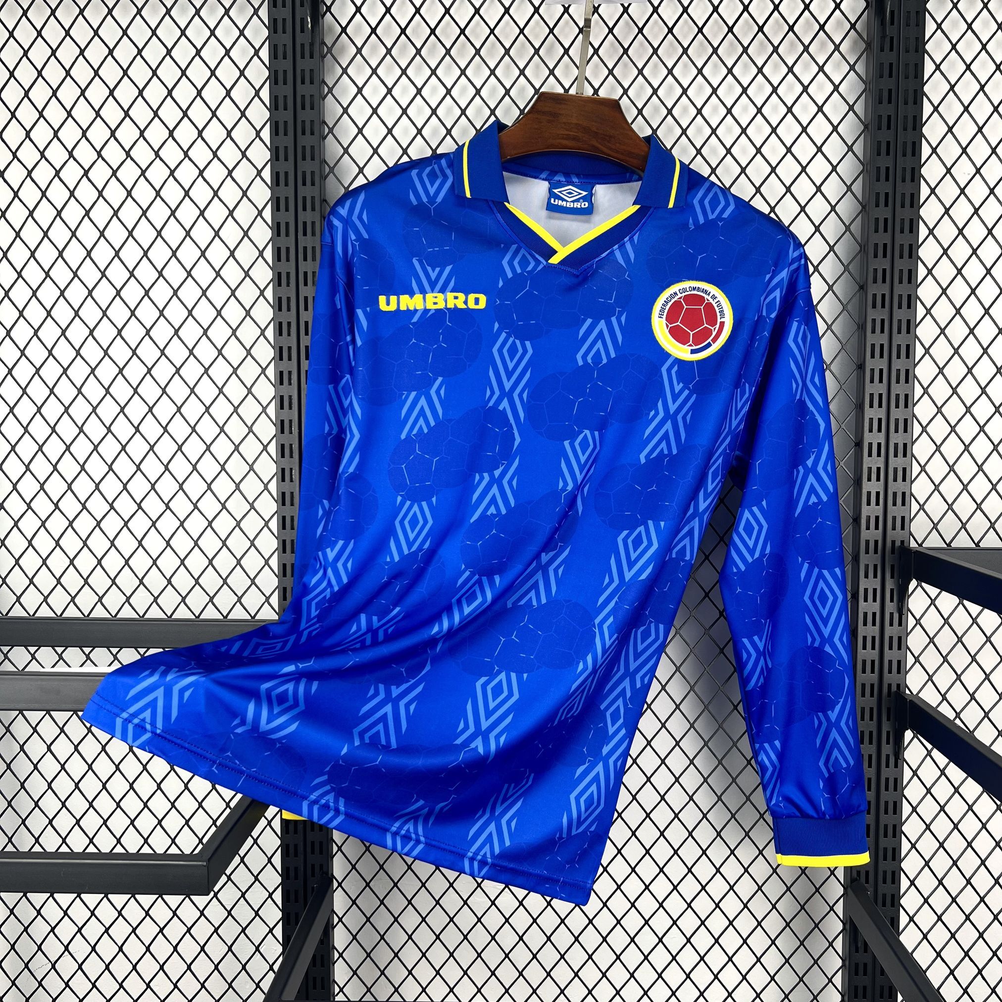 Colombie Maillot Foot Retro 1994 Manches Longue€19.99