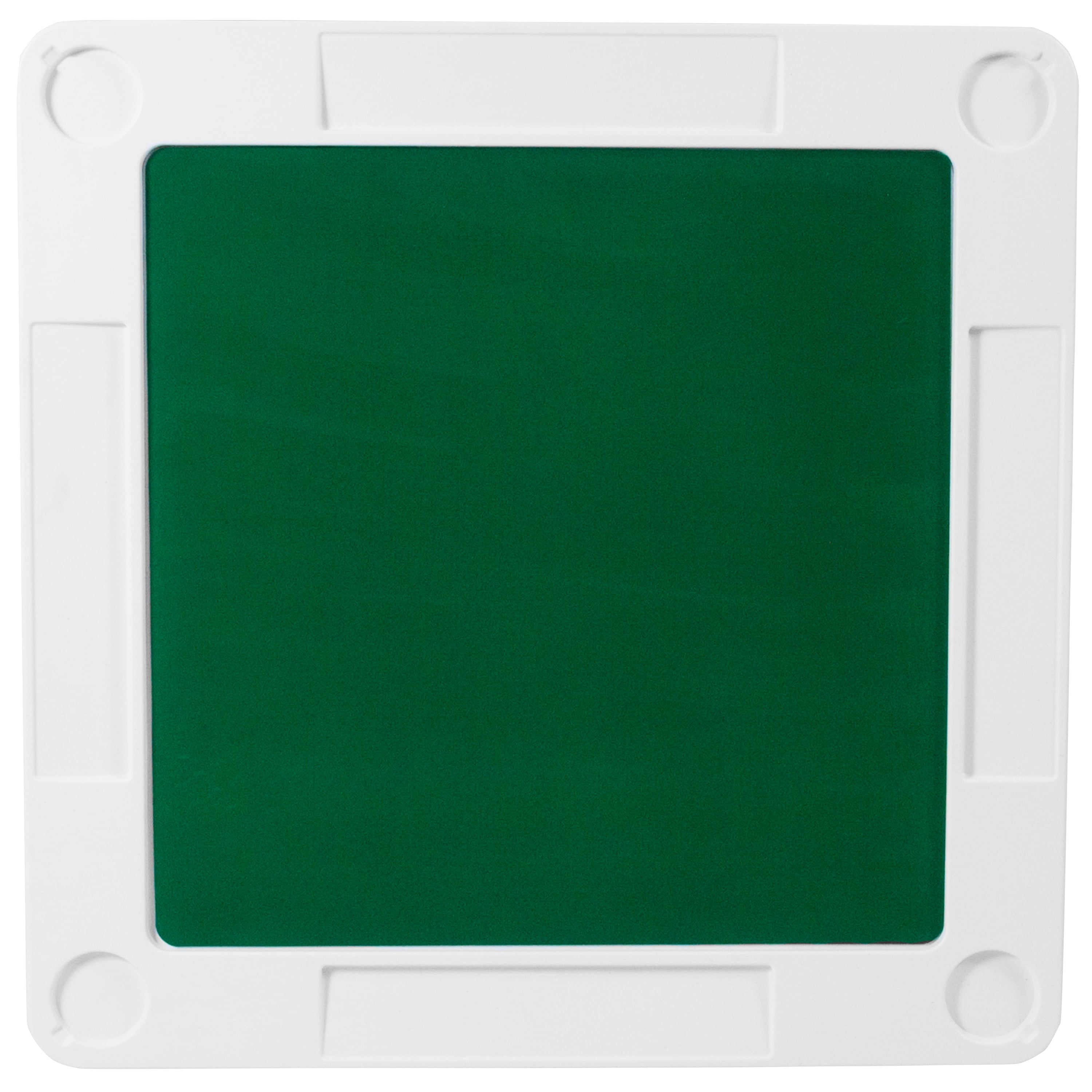Flash Furniture 34.5″ Square 4-Player Folding Card Game Table with Green Playing Surface and Cup Holders