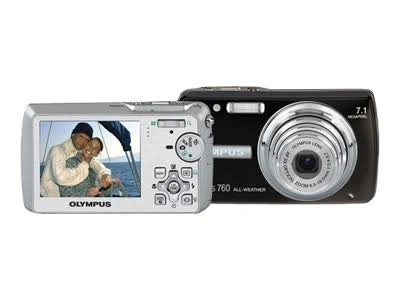 Olympus Stylus 760 7 Megapixel Digital Camera - Black