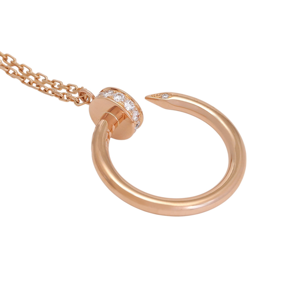 Cartier Juste un Clou Necklace 18K Rose Gold Diamond B7224887