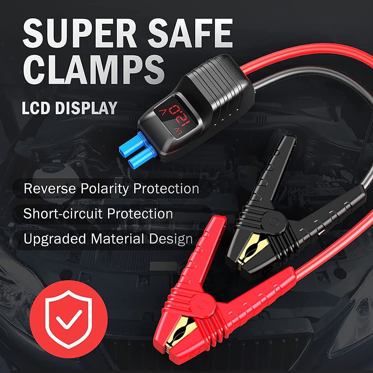 DBPOWER 800A Peak 18000mAh Portable Car Jump Starter Portable Battery Booster
