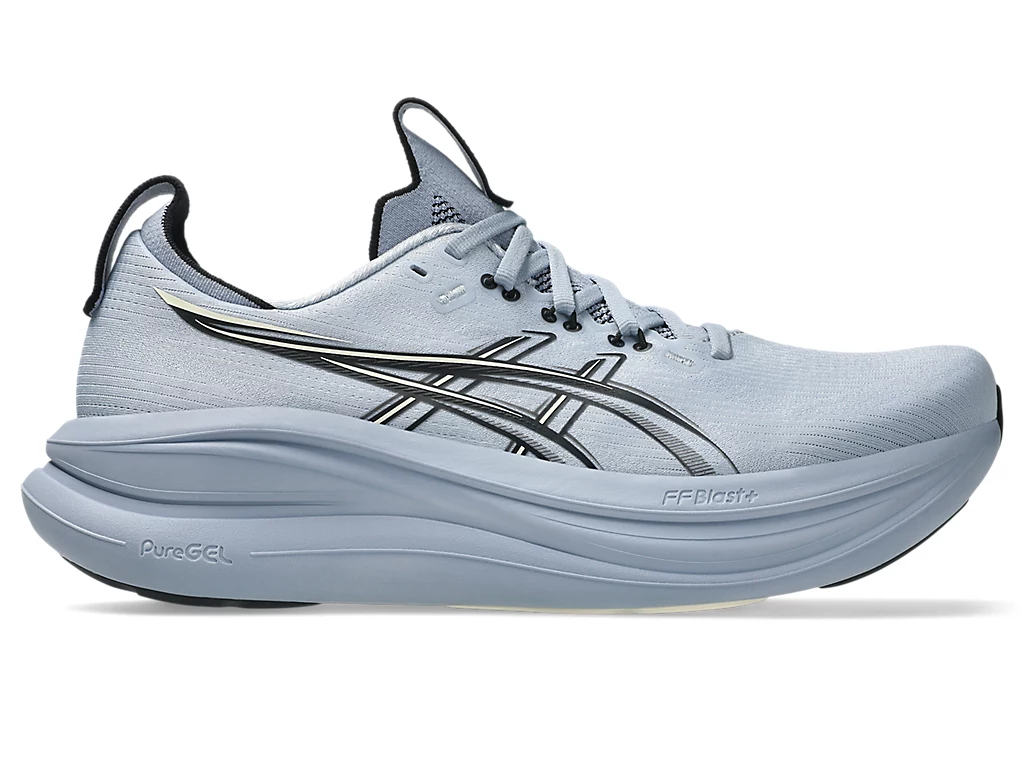 ASICS GEL-NIMBUS 28 Running Shoes Grey Blue/Black 1011C127-402