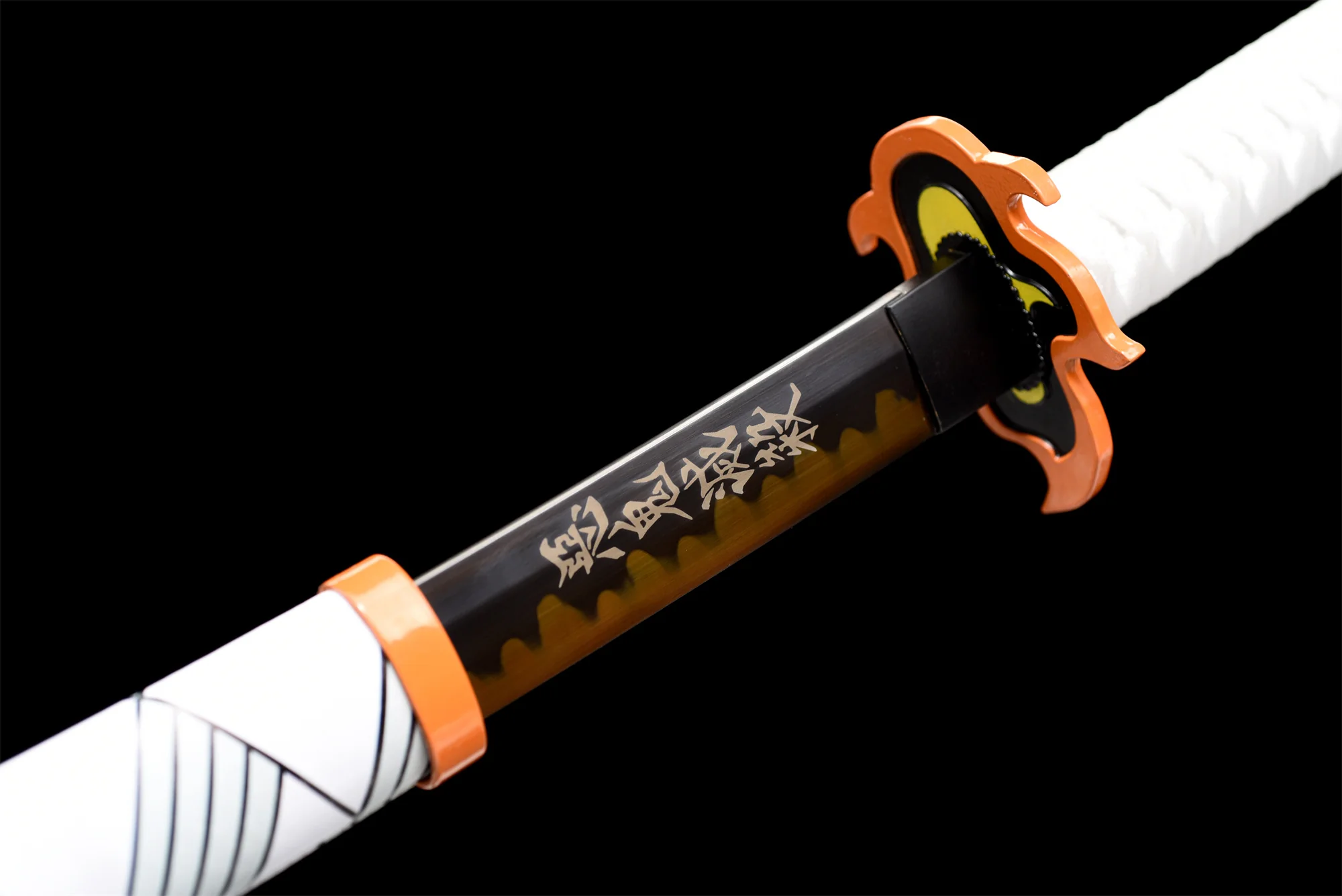 Rengoku Katana – T10 Clay Tempered, Real Hamon, Full Tang