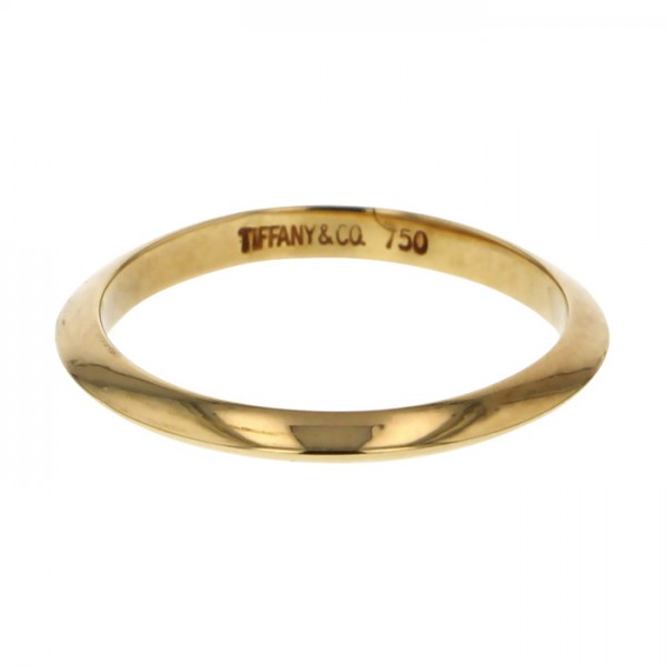 Tiffany & Co. Tiffany Band Ring K18YG Yellow Gold Ring
