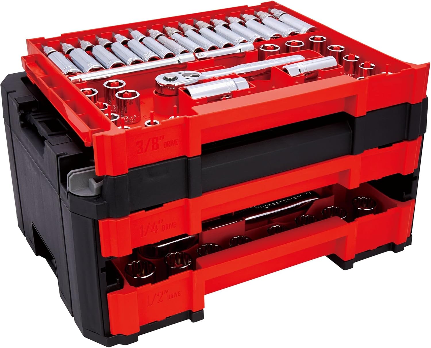 2026 Craftsman 262-Piece Mechanic Tool Set, Master Socket Set with 3-Drawer VERSASTACK Tool Box, SAE/Metric Set (CMMT45309)