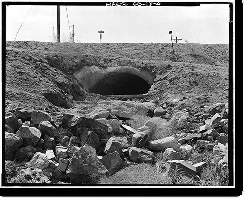 Historic Framed Print, Thirty-first Street Overflow Structure, Thirty-first Street, Denver, Denver County, CO - 4, 17-7/8