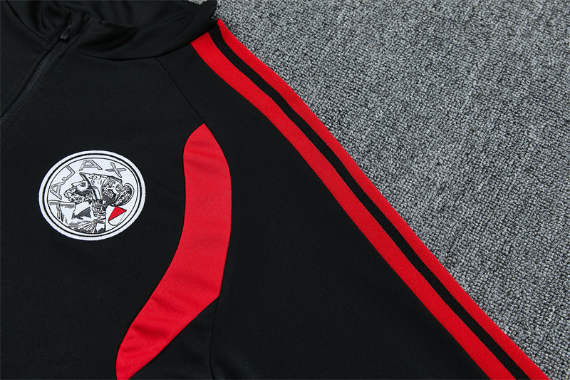 Ajax 26/27 Half Zipper Training Suit - Black 3