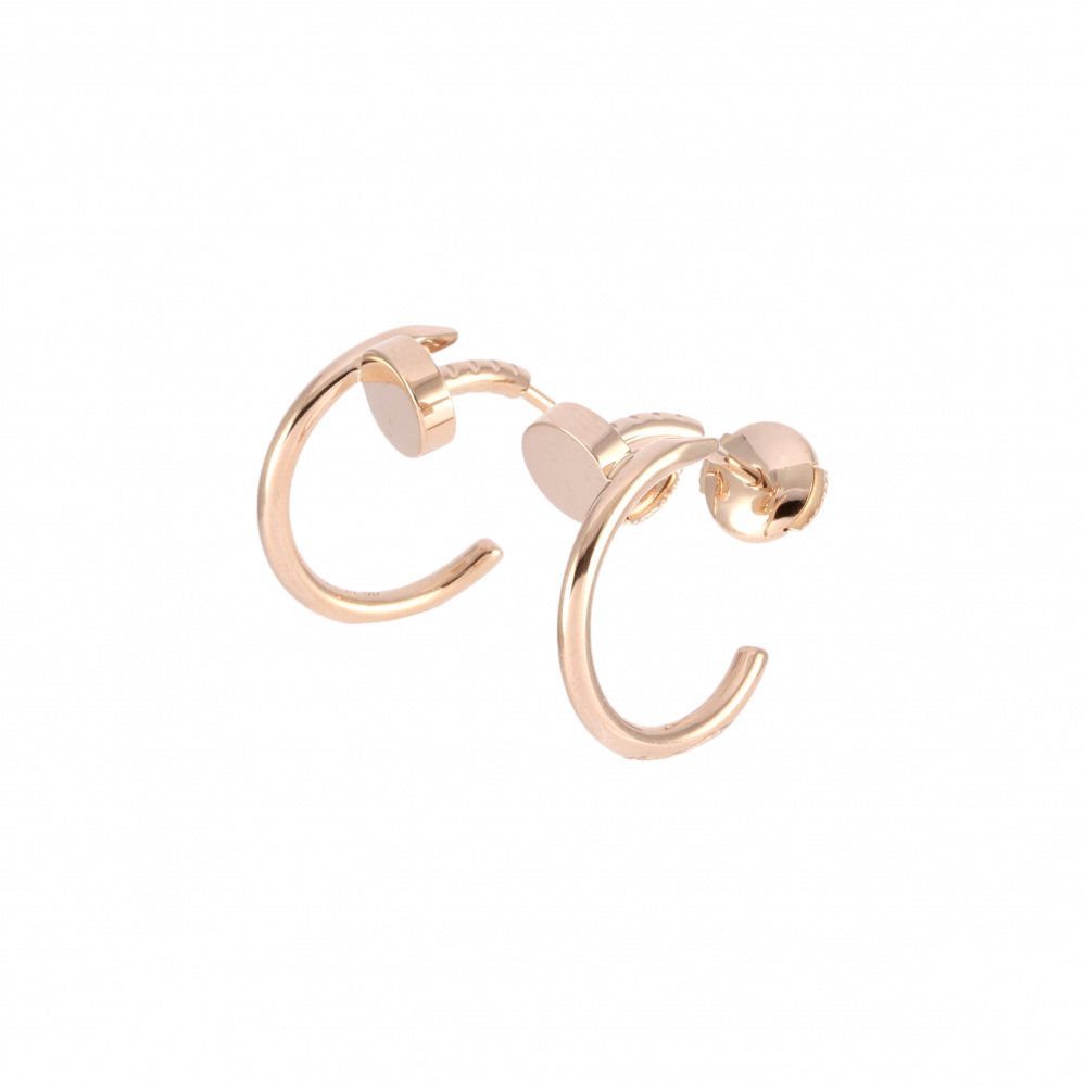 Cartier Juste un Clou Earrings 18K Rose Gold B8301234