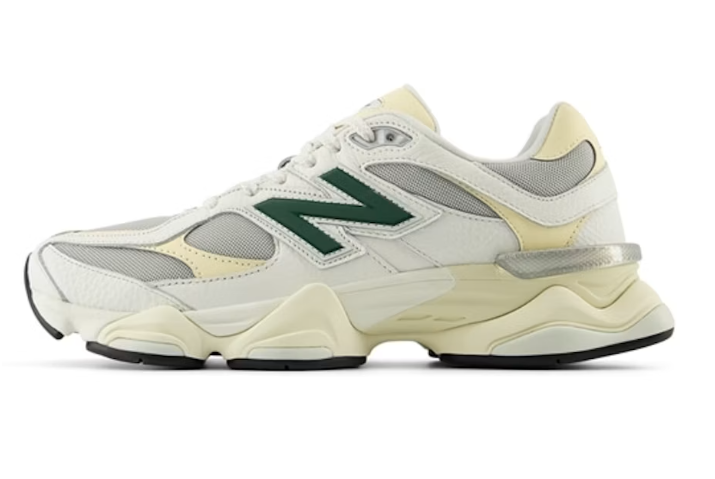 New Balance 9060 White Green U9060ESE-D Casual Running Sneakers