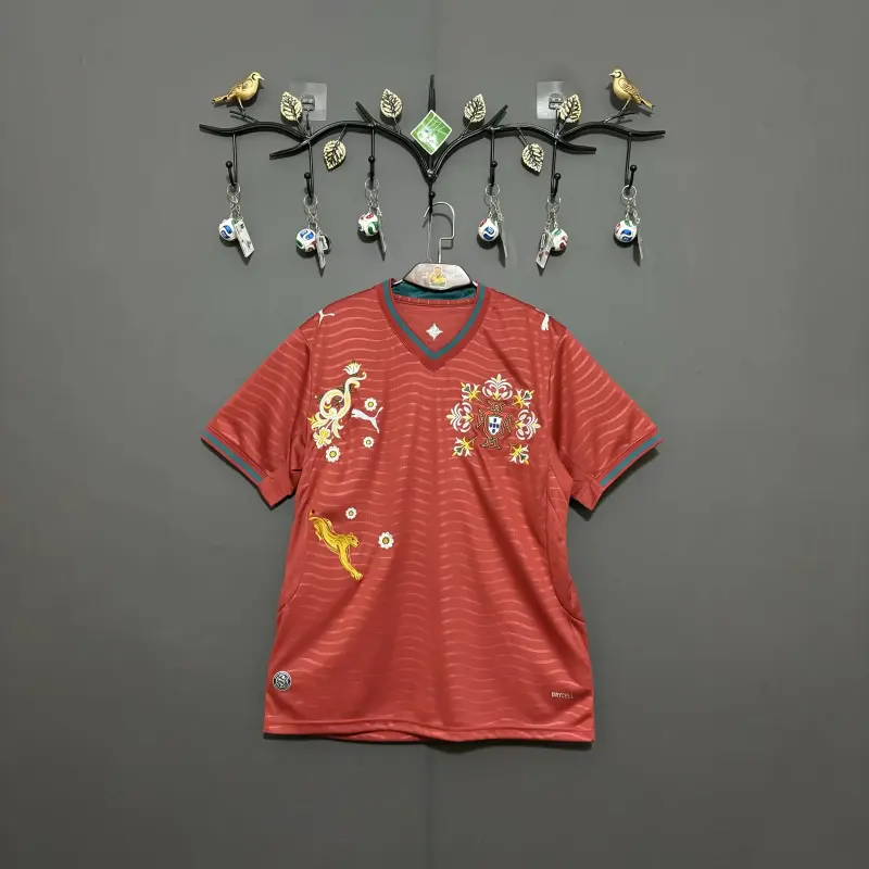 Portugal 2026 Home Embroidered Jersey S-XXL Fan Version