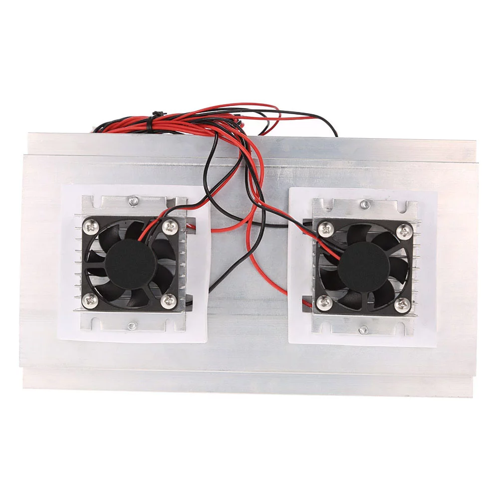 Tomshoo Powerful Thermoelectric Peltier Cooling System DIY Semiconductor Cooler with Double Fans and Large Radiator