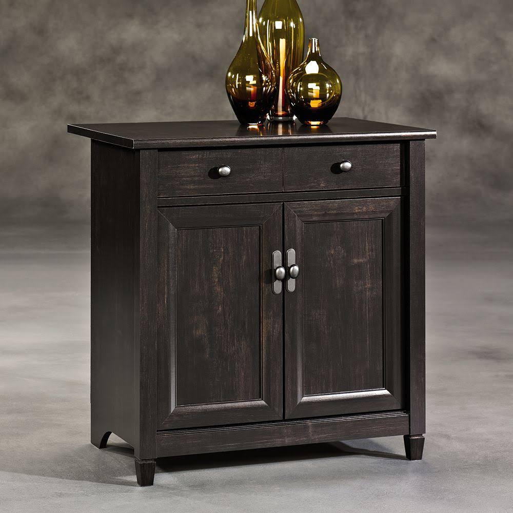 Sauder Edge Water Utility Stand | Estate Black