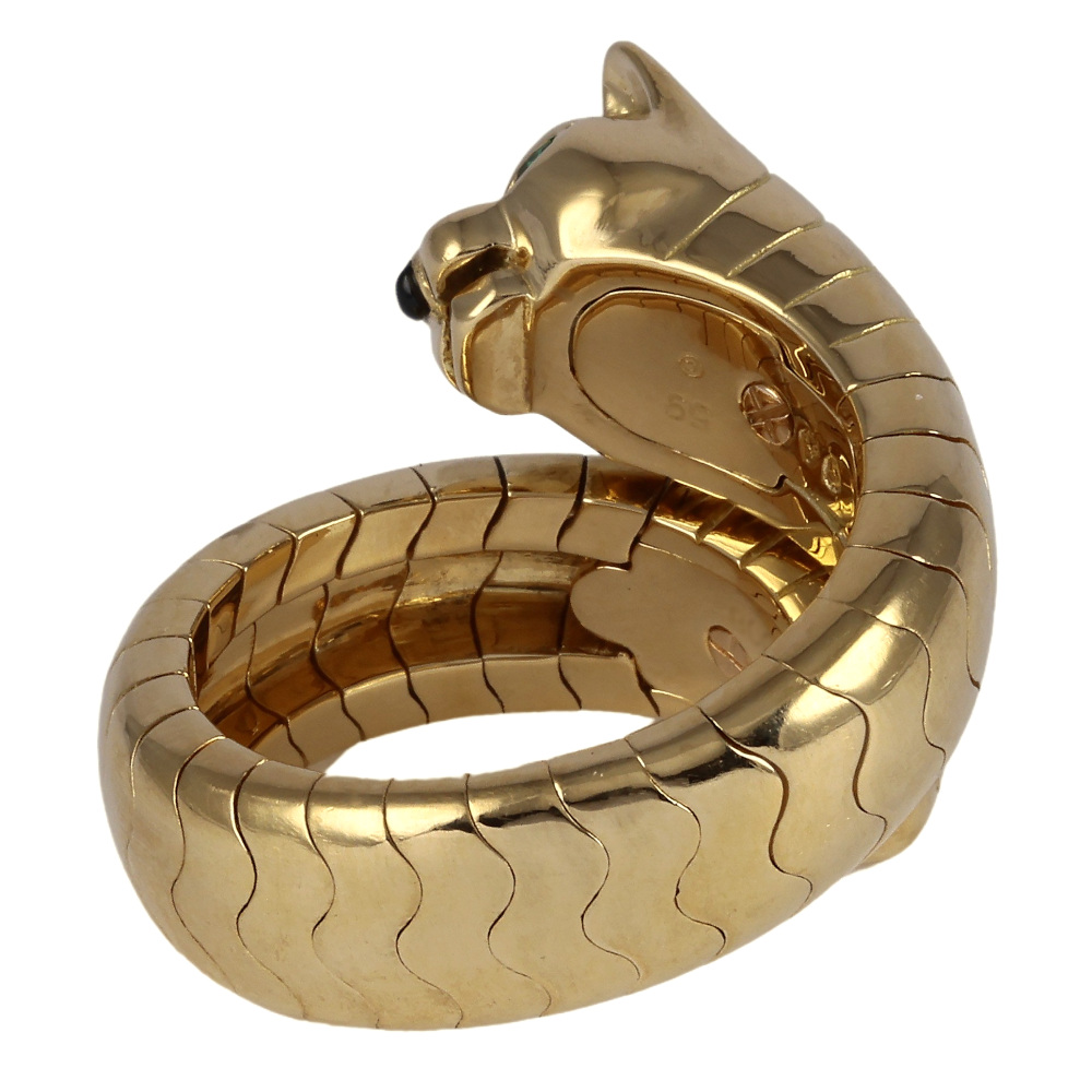 Cartier Panthère Lacalda Ring 18K Yellow Gold